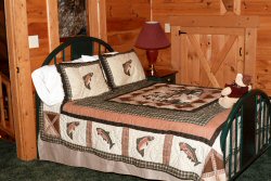 Log Cabin Bedroom
