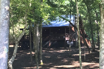 Wooded cabin